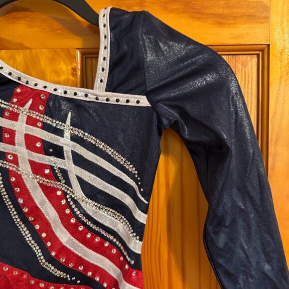 Gk Long Sleeve Gymnastics Leotard - Picture 2 of 10